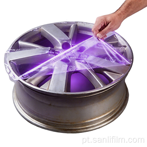 Proteção UV para película protetora de rodas